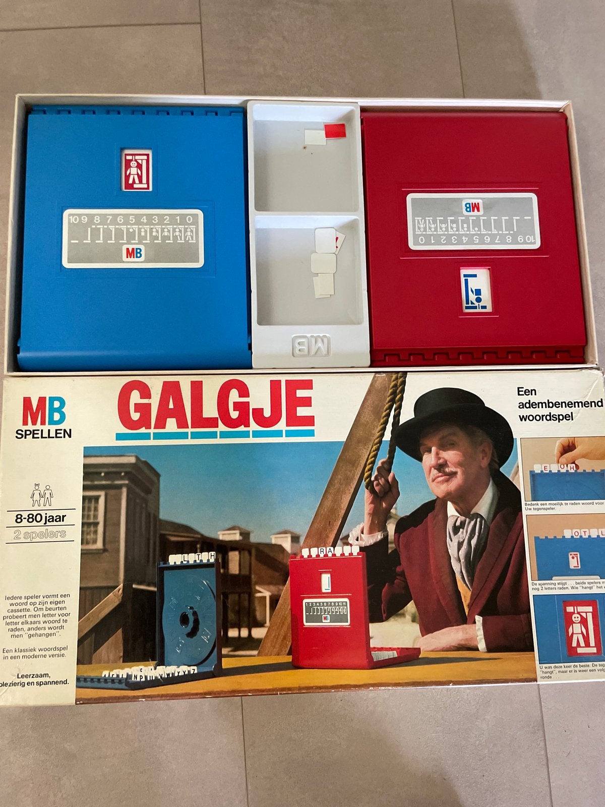 MB Galgje Woordspel - Klassiek en Spannend, Hobby en Vrije tijd, Een of twee spelers, Ophalen, Gebruikt