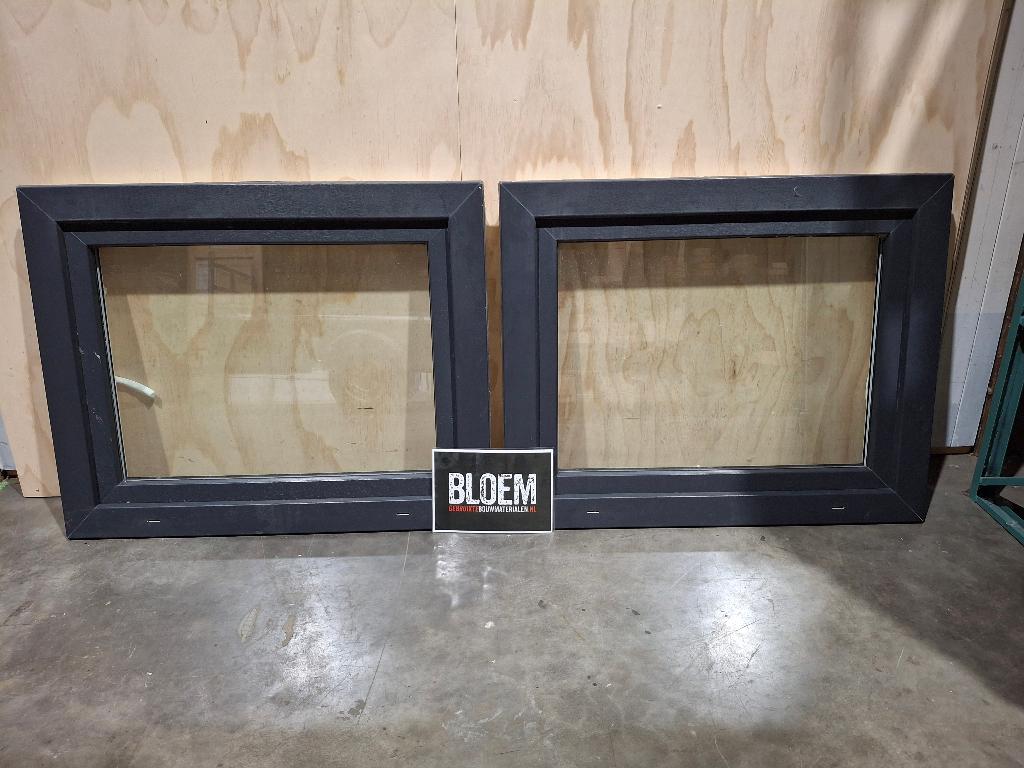 Raamkozijn kunstof, Kunststof, Gebruikt, Raamkozijn, Inclusief glas