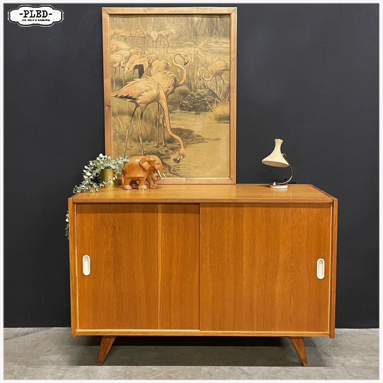 Vintage sideboard Jiri Jiroutek Dressoir Kast TV-kast, Huis en Inrichting, 100 tot 150 cm, Jiri Jiroutek (ontwerper), Nb, Nb
