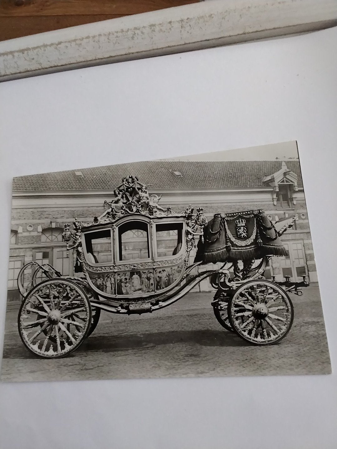 Oude Ansichtkaart Gouden Koets - Koninklijk Rijtuig, Ophalen of Verzenden, 1940 tot 1960, Ongelopen