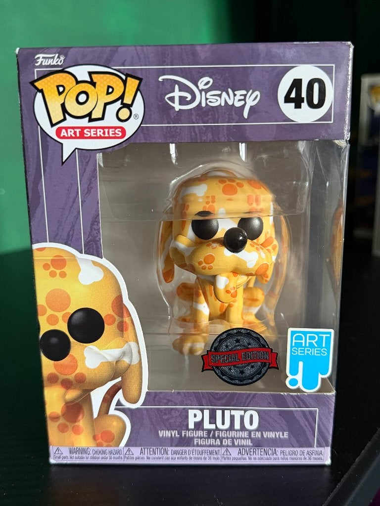 Funko Pop! Disney Pluto Art Series #40, Ophalen of Verzenden, Gebruikt