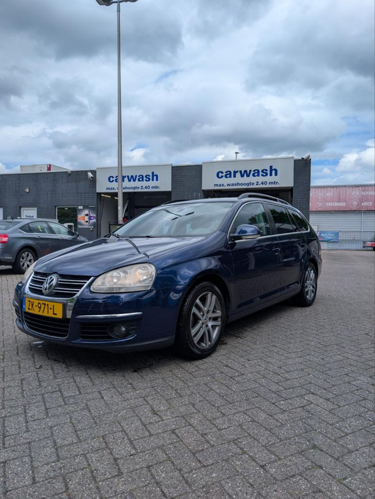 Volkswagen Golf Variant, Auto's, Stof, Zwart, Blauw, Stationwagon