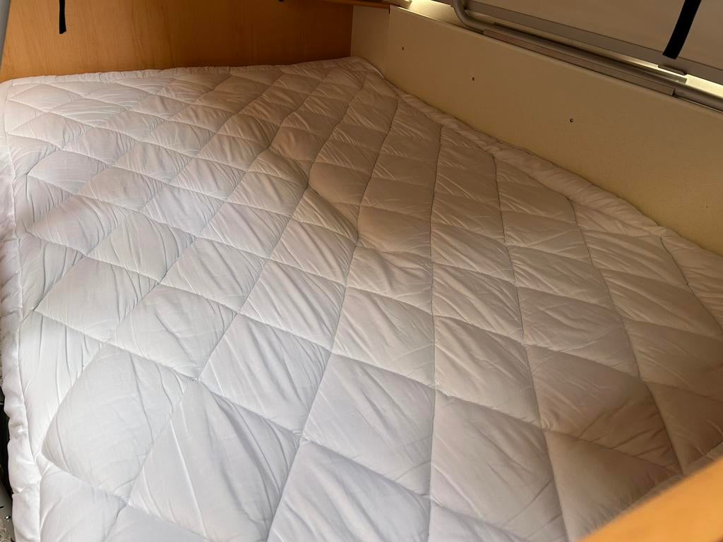 Optidee softtop matrasoplegger 90-100 cm x 200 cm, Eenpersoons, Wit, Overige typen, Ophalen of Verzenden