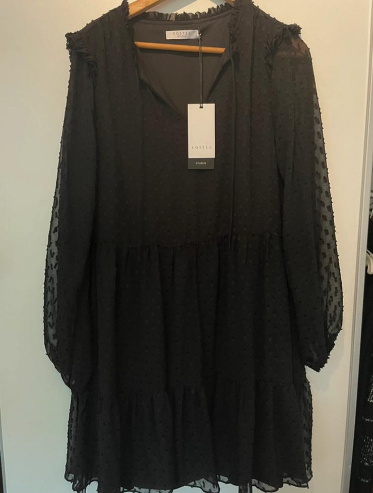 Nieuwe Costes jurk zwart/ mesh maat L, Ophalen of Verzenden, Nieuw, Zwart, Jurk