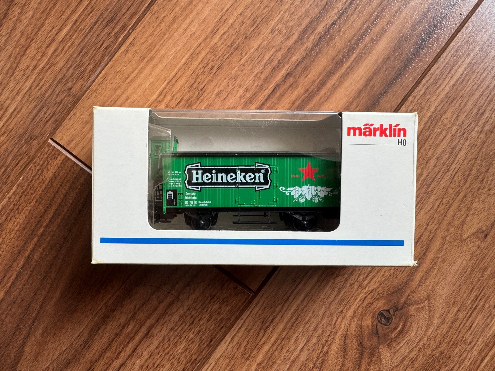 🚂 Marklin model 4680 Heineken van de NS, Wisselstroom, Wagon, Ophalen of Verzenden, Märklin