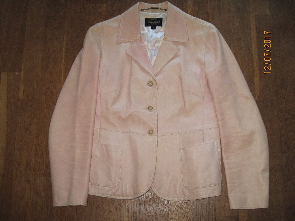 Golden Buckle (Los Angeles) beige lederen jasje maat 40, Maat 38/40 (M), Beige, Ophalen of Verzenden, Golden Buckle