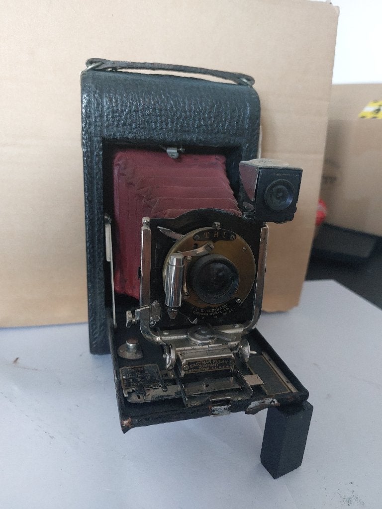 Antieke Kodak No. E3 Folding Pocket Camera (35), Ophalen of Verzenden, Voor 1940, Fototoestel