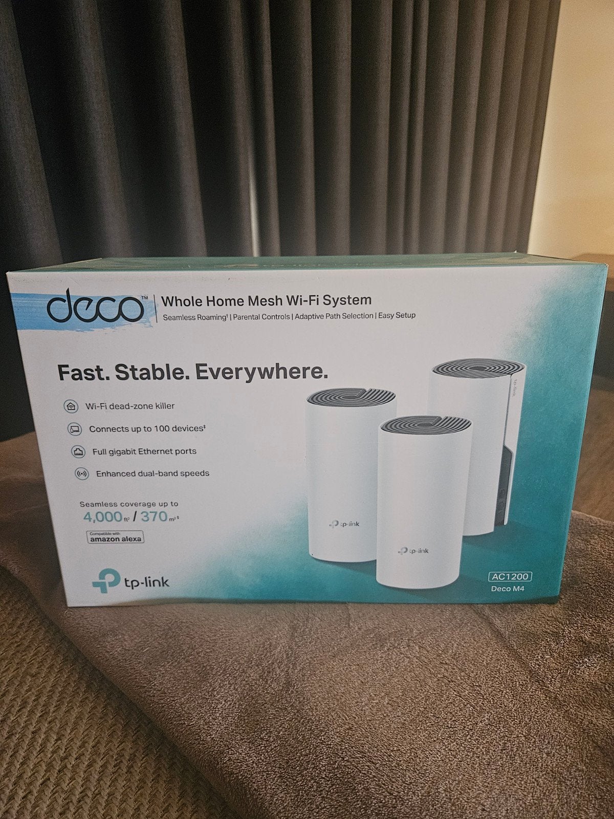 TP-Link Deco M4 Whole Home Mesh Wi-Fi Systeem (3-pack), Ophalen, Zo goed als nieuw, TP-Link Deco