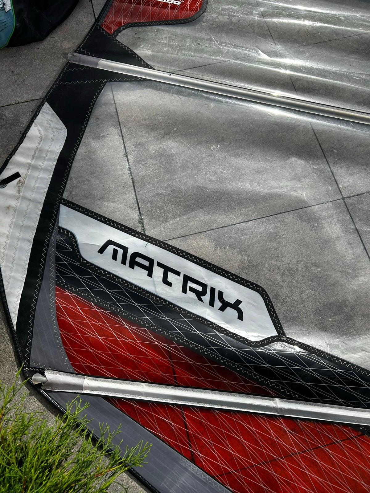 Gaastra Matrix 6.0 windsurfzeil, Watersport en Boten, Ophalen, Gaastra, 5 tot 6.5 m², Zo goed als nieuw