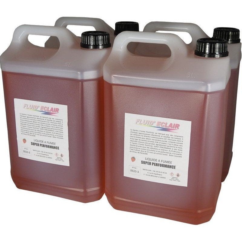 MATECLAIR Super Performance Rookvloeistof 5L Aardbei, Geluidgestuurd, Rookmachine, ,, Nieuw