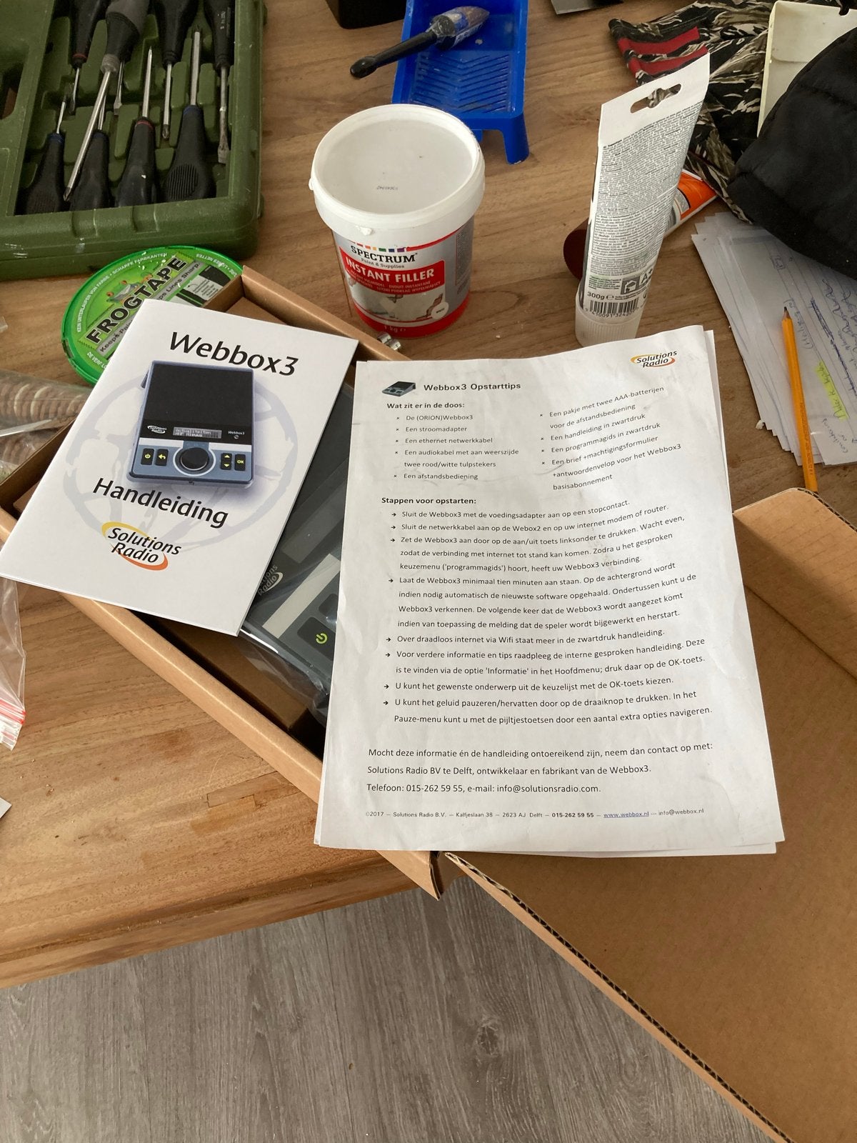 Webbox3 Solutions Radio - Nieuw in verpakking, Ophalen of Verzenden, Nieuw, Radio