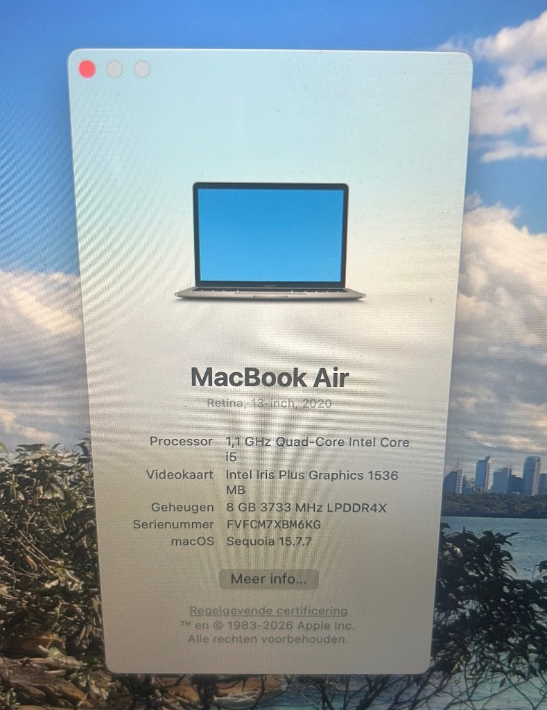 Foto 3 van MacBook Air Retina 13-inch 2020 - Zo goed als nieuw