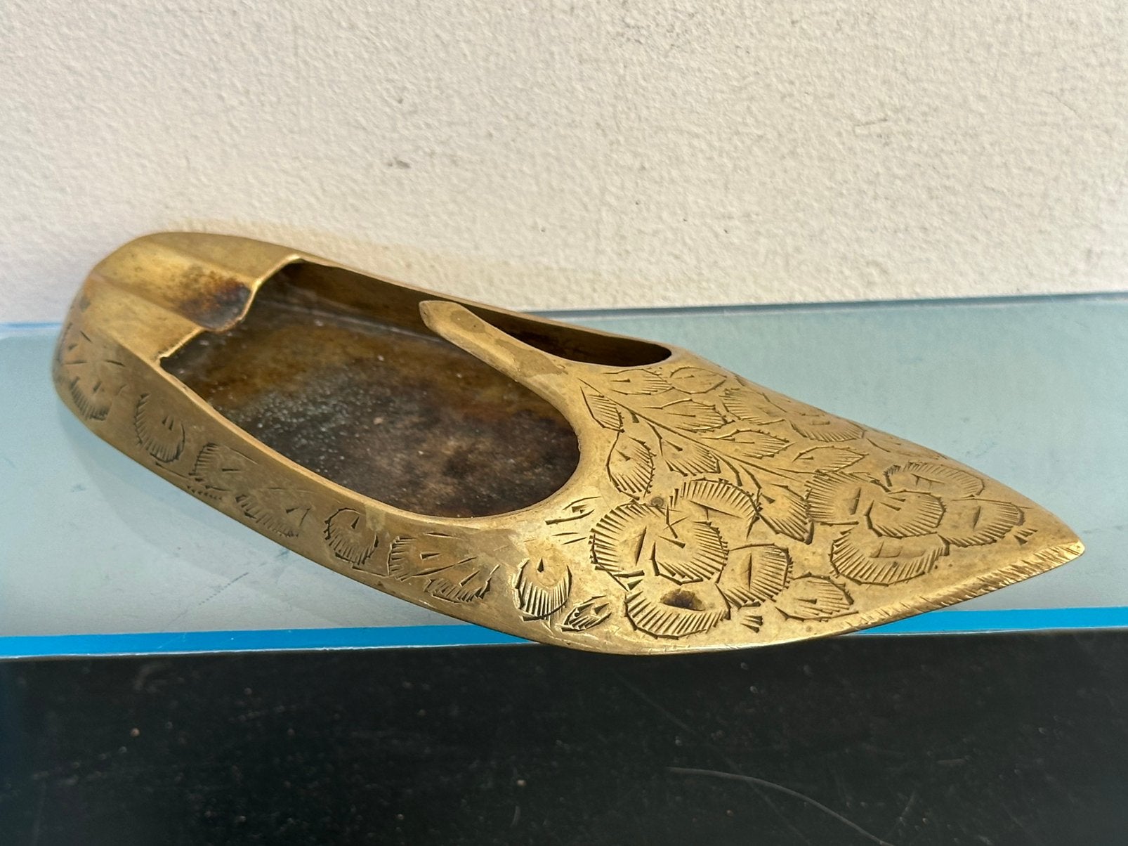 Groot model Oosters  Muil  / Schoentje asbak 15/5 cm, Verzamelen, Overige Verzamelen, Ophalen of Verzenden, Gebruikt