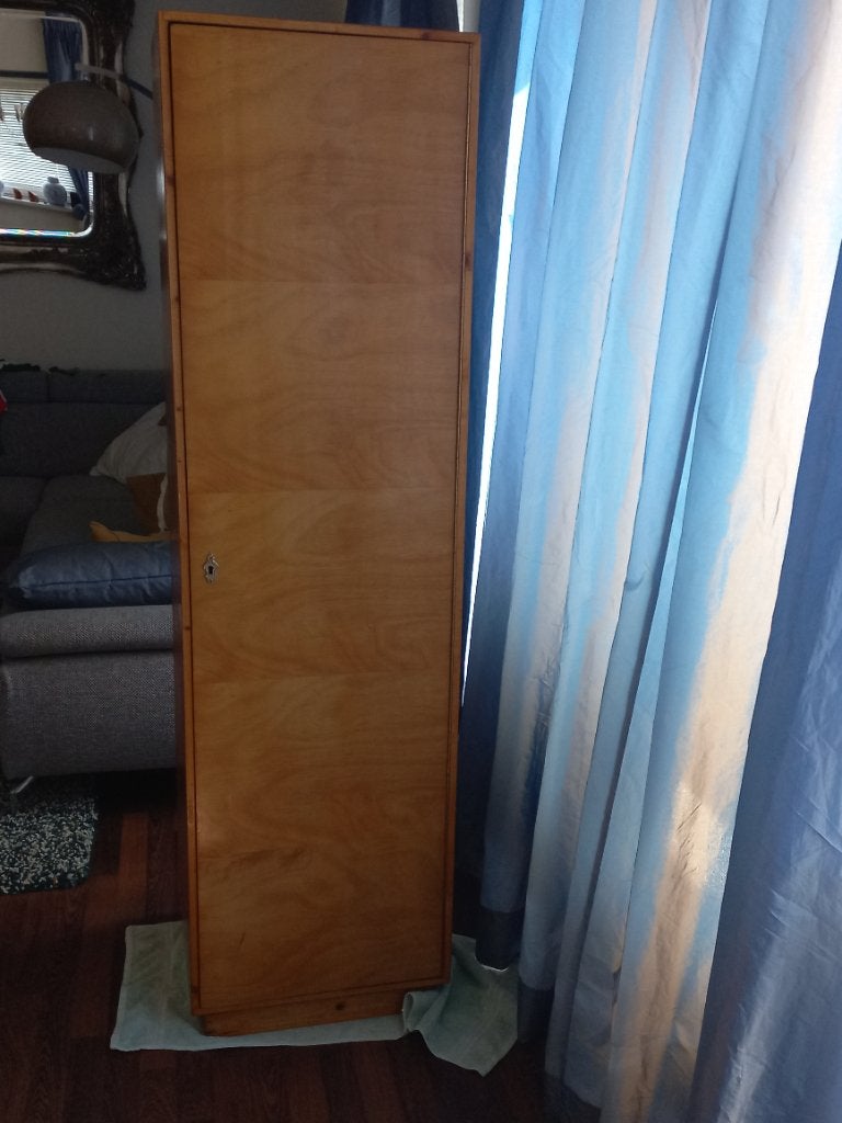 Legkast 50e jaren 50x50x180hoog, Ophalen, Vintage, 150 tot 200 cm, 25 tot 50 cm