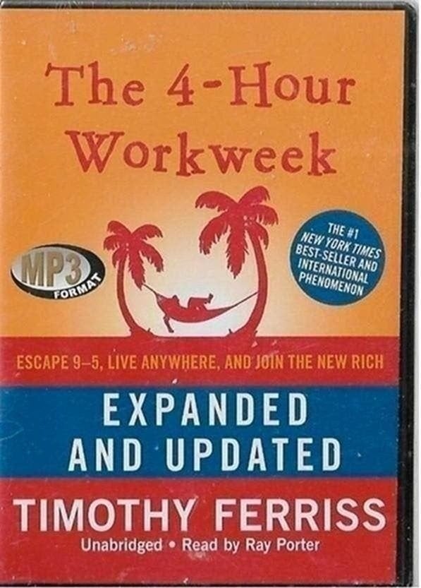 Timothy Ferriss The 4-hour workdweek (in plastic), Ophalen of Verzenden, Cd, Volwassene