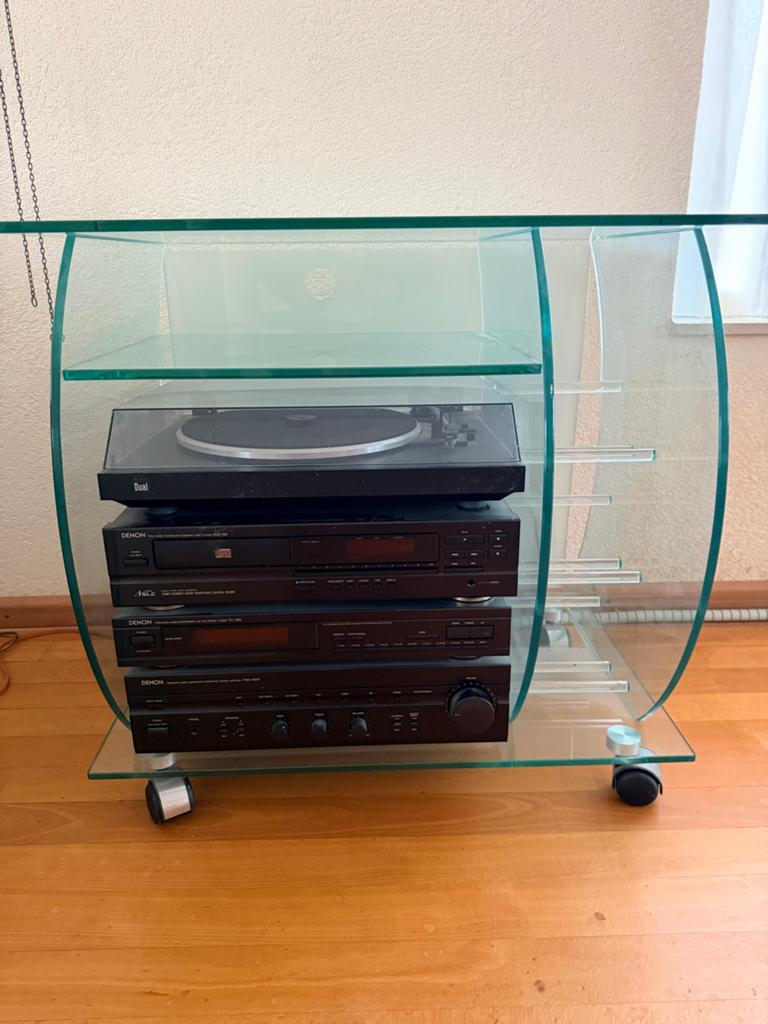 Denon stereo set met meubel en luidsprekers, Gebruikt, Denon, Cd-speler, Losse componenten