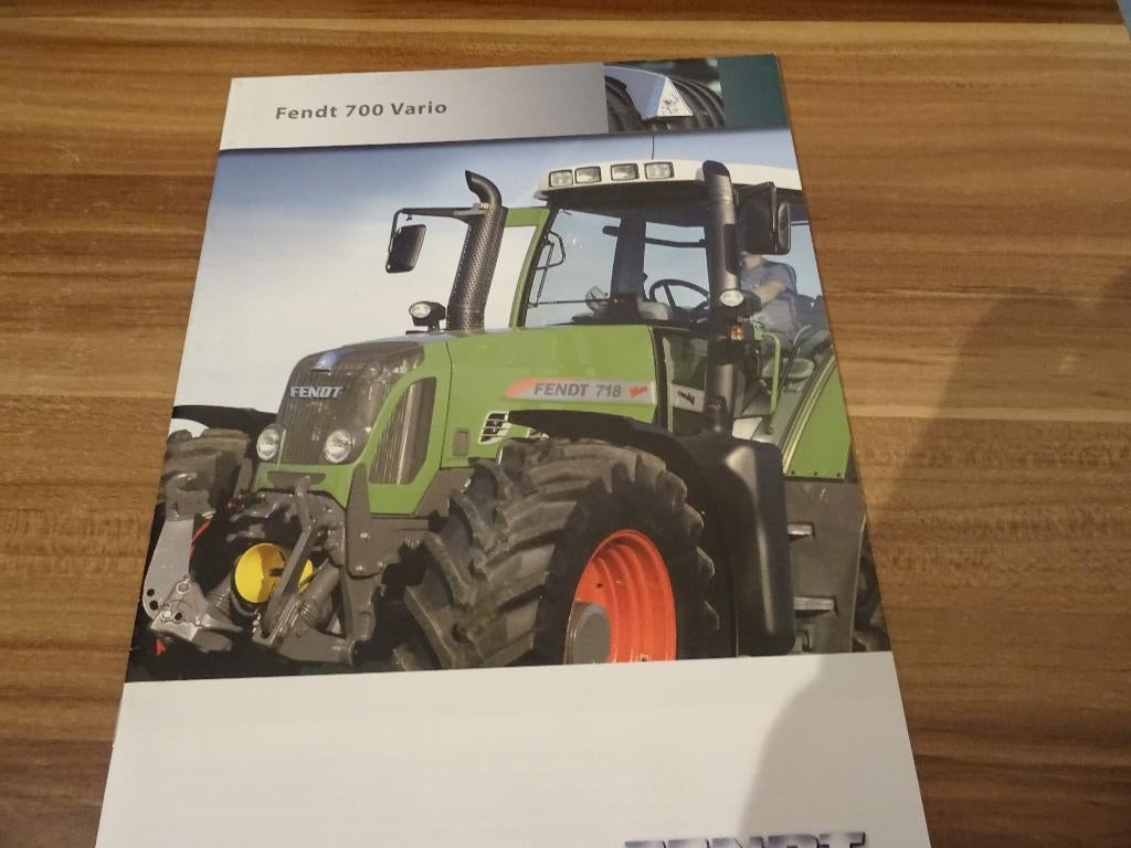 Fent 700 Vario folde, Ophalen of Verzenden, Nieuw, Folder