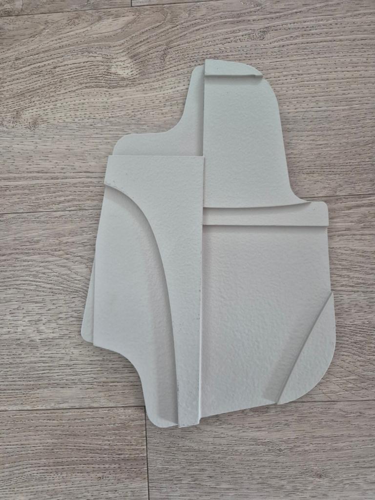 3D Wanddecoratie 'Sandy Beach' - Modern Kunstwerk 40x28cm, Beige, Wandsculptuur, Ophalen of Verzenden, Modern