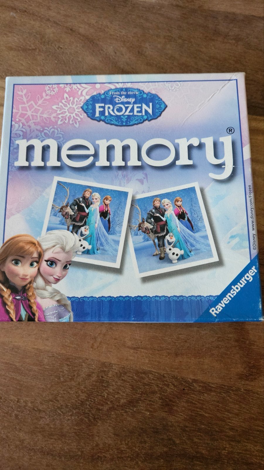 Disney Frozen Memory spel, Vijf spelers of meer, Ophalen of Verzenden, Gebruikt, Ravensburger