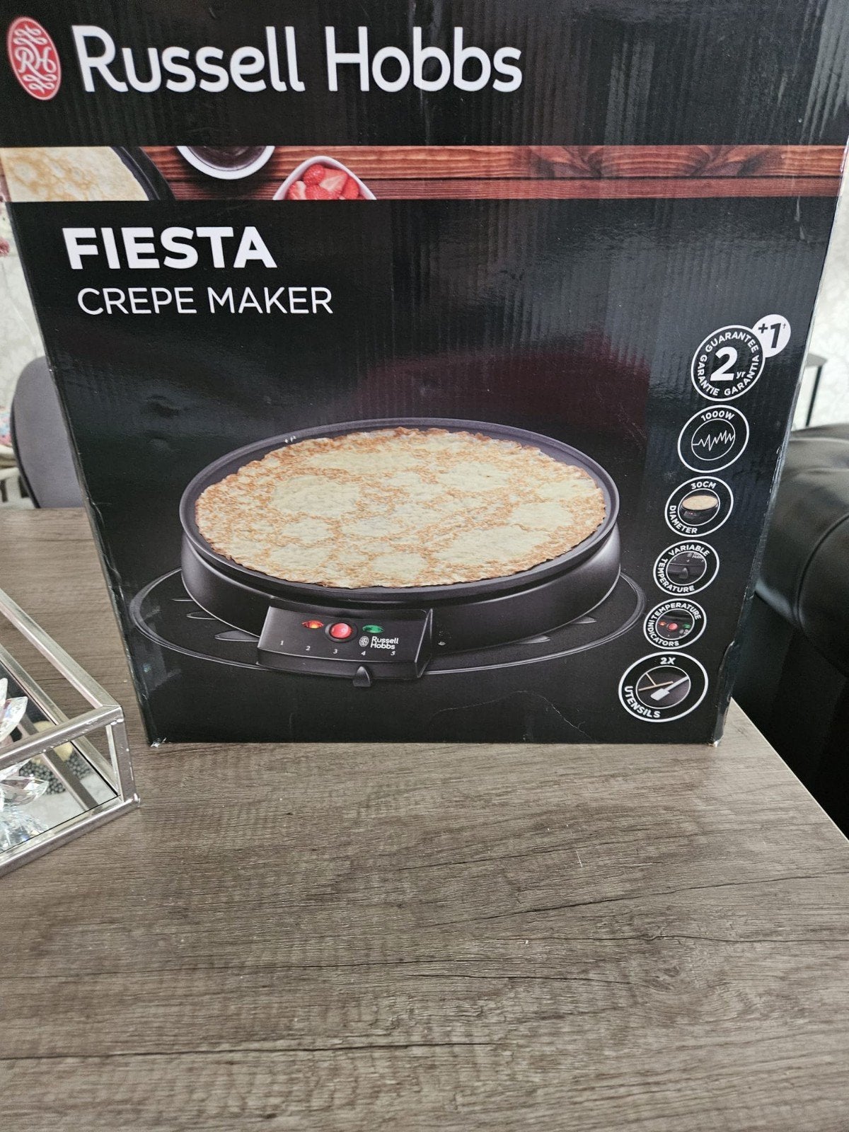 Russell Hobbs Fiesta Crêpe Maker Nieuw in doos, Ophalen of Verzenden, Nieuw