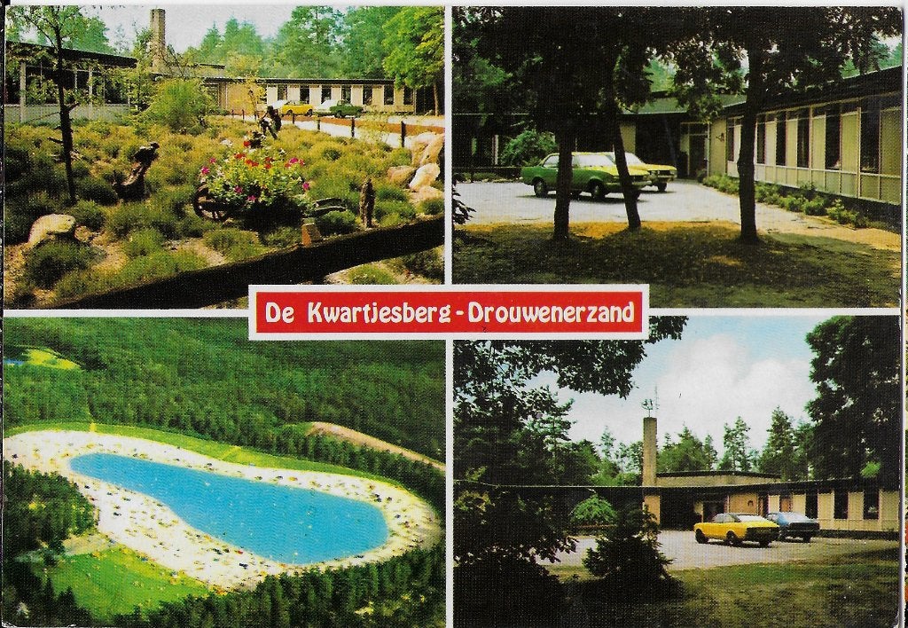 Drouwen Vakantiecentrum de Kwartjesberg Ansichtkaart 1135, Ophalen of Verzenden, 1960 tot 1980, Gelopen, Noord-Brabant