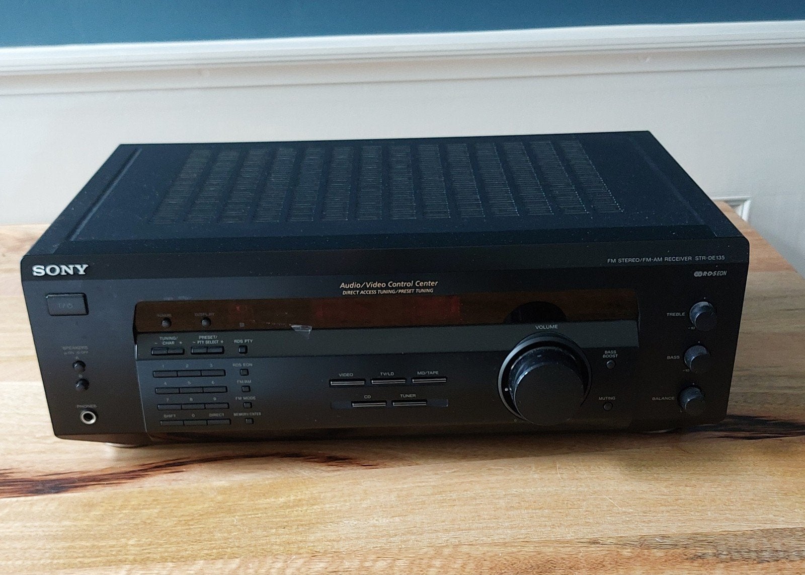 Sony STR-DE135 FM Stereo/FM-AM Receiver, Ophalen, Gebruikt, Sony, 120 watt of meer