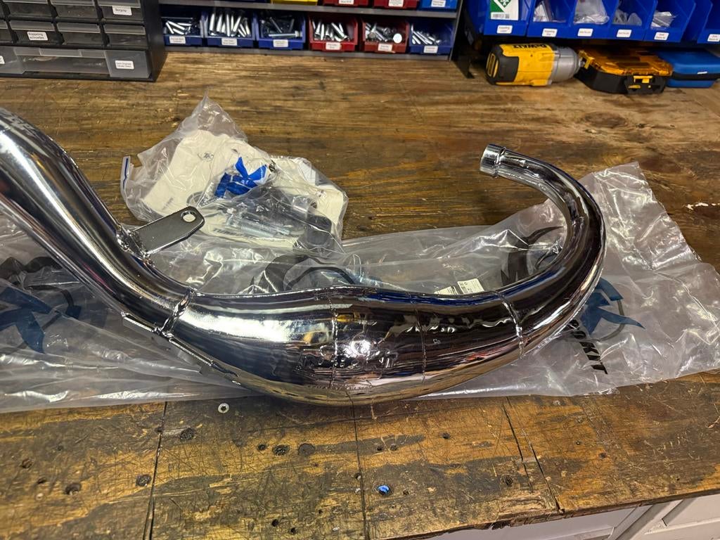 Derbi Turbokit Cromado GP 80cc Uitlaat, Derbi, Derbi, Nieuw, Uitlaat