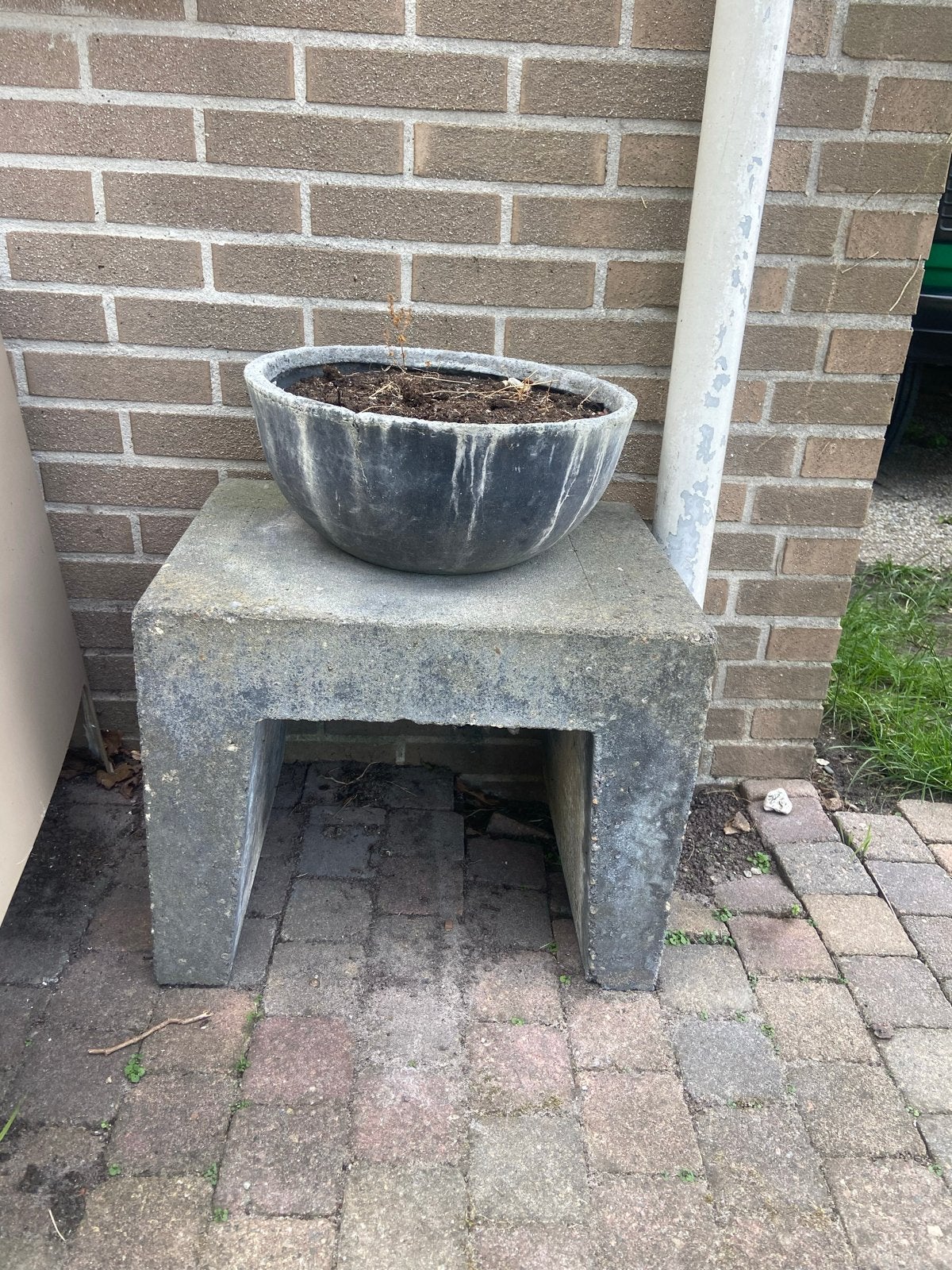 2x U-elementen met plantenbakken, Tuin en Terras, Gebruikt, Minder dan 60 cm, Ophalen of Verzenden, Overige vormen