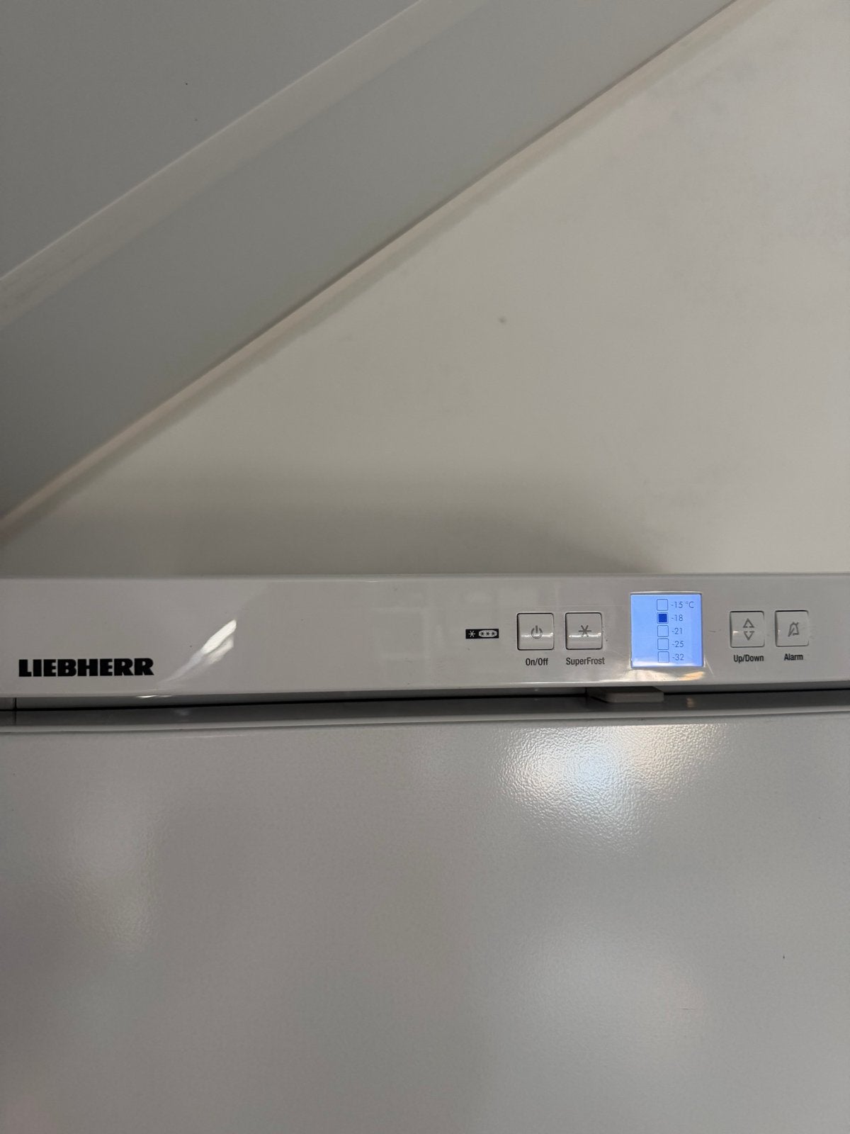 Liebherr vriezer, wegens overcompleet te koop, Witgoed en Apparatuur, Gebruikt, Minder dan 60 cm, 160 cm of meer, Vrijstaand