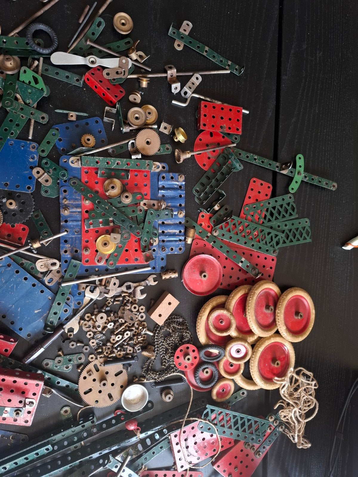 Grote partij vintage Meccano en Necobo bouwdozen onderdelen, Kinderen en Baby's, Speelgoed | Bouwstenen, Ophalen