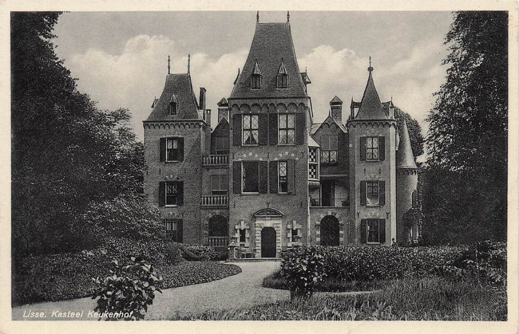 703-498-049 Lisse Kasteel Keukenhof, Verzenden, Voor 1920, Zuid-Holland