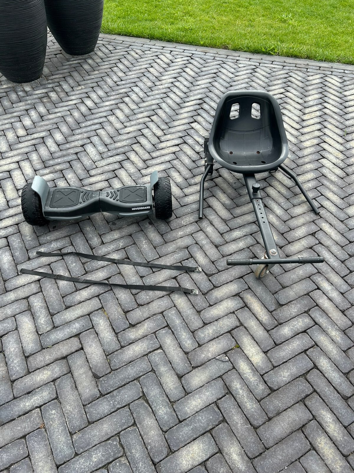 Hoverboardkart, Ophalen, Gebruikt