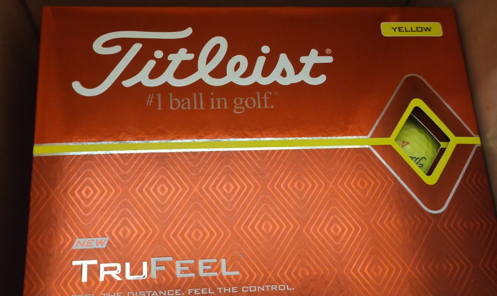 Nieuwe Titleist TruFeel golfballen - Geel, Sport en Fitness, Golf, Verzenden, Nieuw, Bal(len)