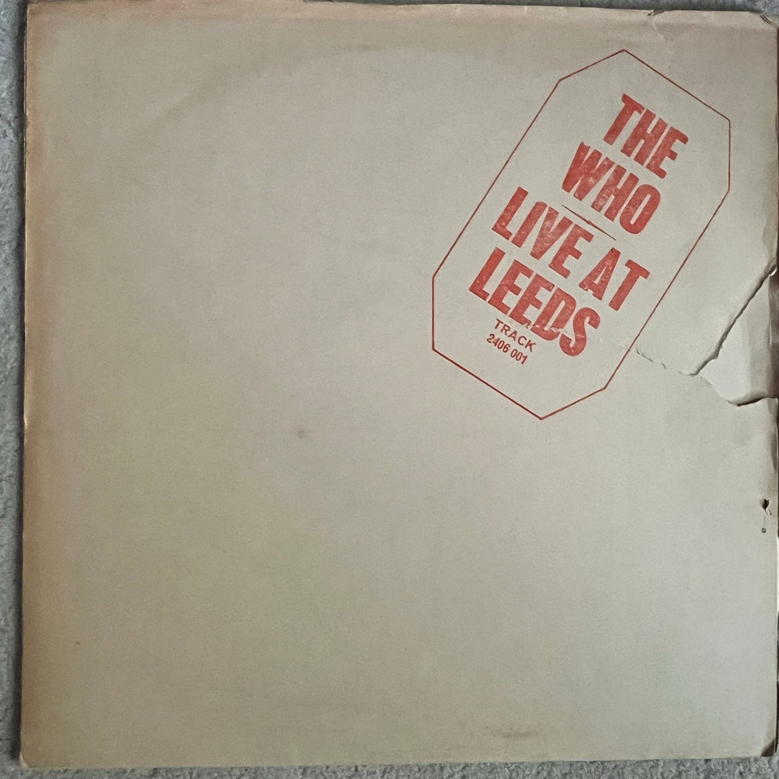 The Who - Live at Leeds (Originele Persing met Inserts), LP, Gebruikt, Inclusief insert, Ophalen of Verzenden
