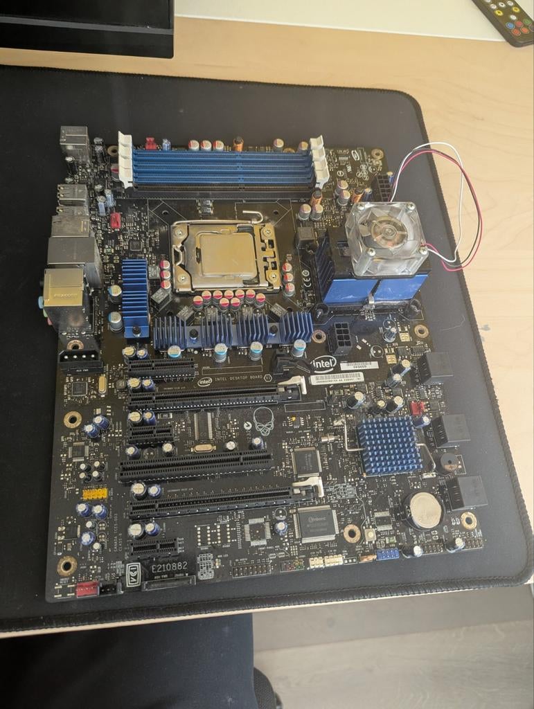 I7-920+moederbord, Gebruikt, LGA 1366, DDR3, Ophalen of Verzenden