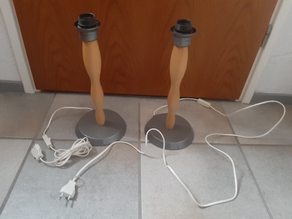 2 x lampen voet, Ophalen, Zo goed als nieuw, Minder dan 50 cm
