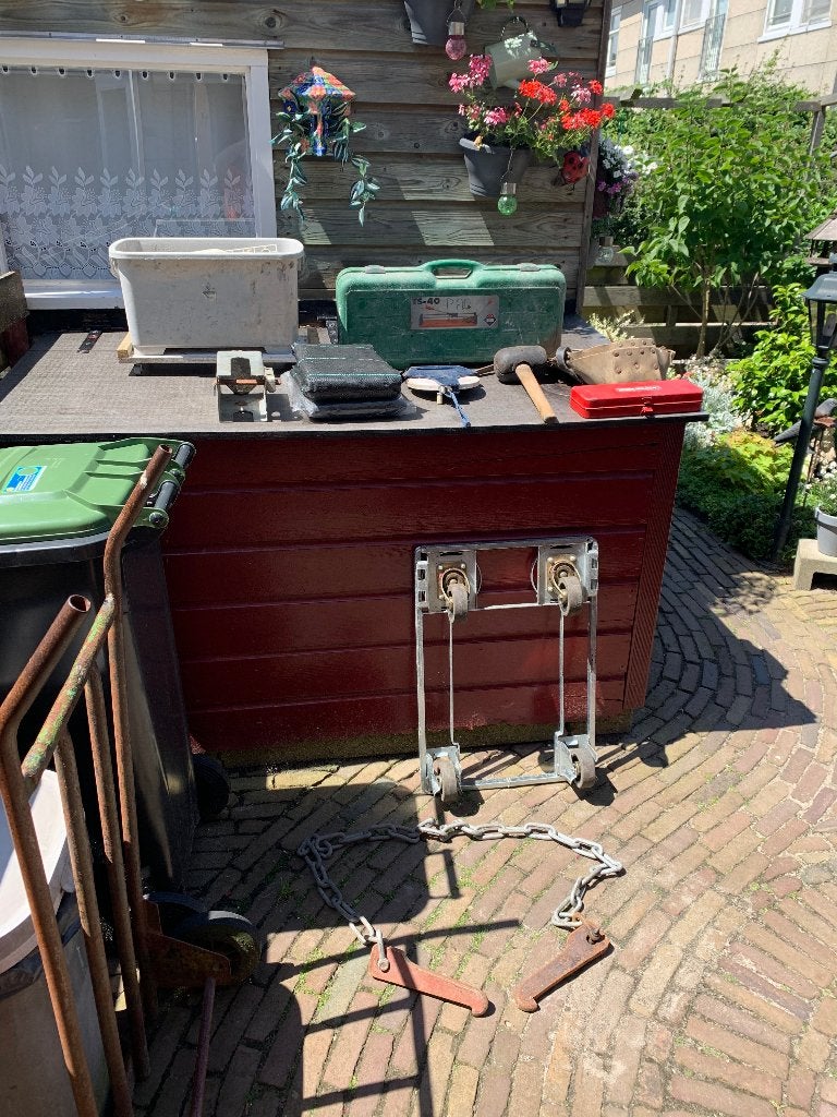 Stratenmakers Gereedschap diverse spullen, Ophalen, Gebruikt, Overige soorten