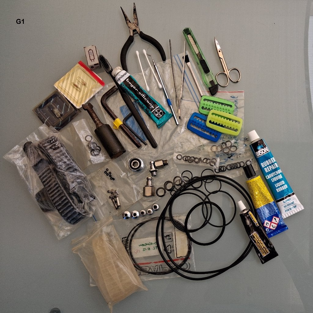 duikgereedschap, reserve items, Ophalen of Verzenden, Gebruikt, Overige typen