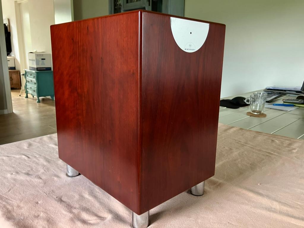Monitor Audio - radius 360 subwoofer - Rosewood, Audio, Tv en Foto, Luidsprekers, Overige merken, Subwoofer, Ophalen of Verzenden