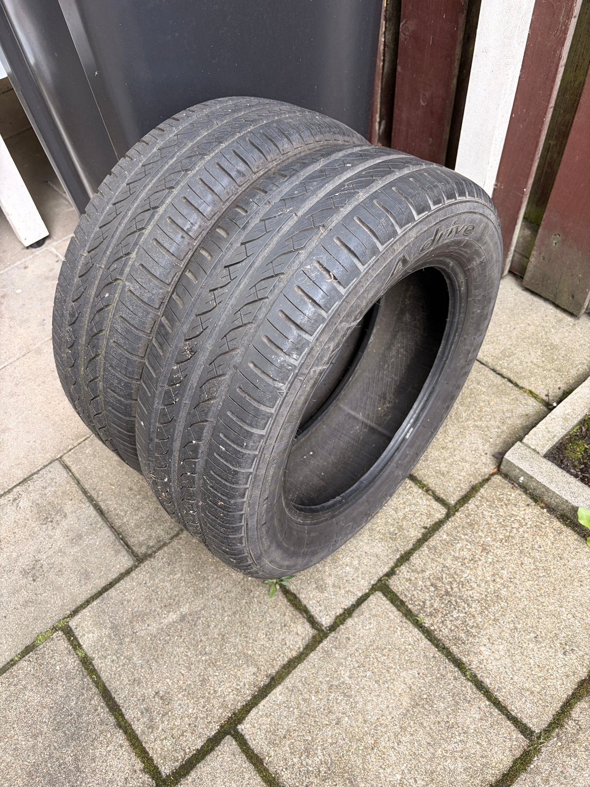 Yokohoma banden 2 stuks, Ophalen, Gebruikt, 15 inch, Band(en)