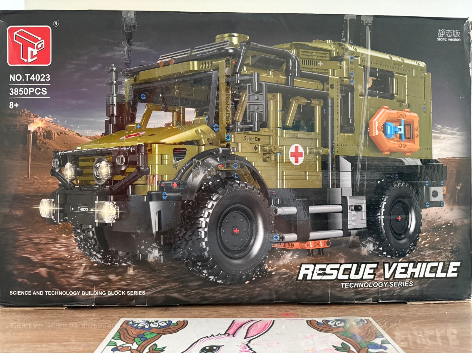 TGL T4023 Rescue Vehicle / Unimog – compleet, Overige merken, Auto, Groter dan 1:32, Ophalen of Verzenden