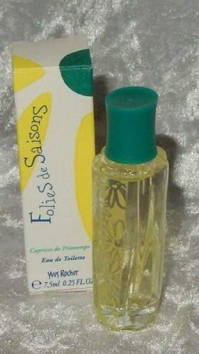 Volle parfum mini Yves rocher Folies de seasons + doosje, Ophalen of Verzenden, Zo goed als nieuw, Miniatuur, Gevuld