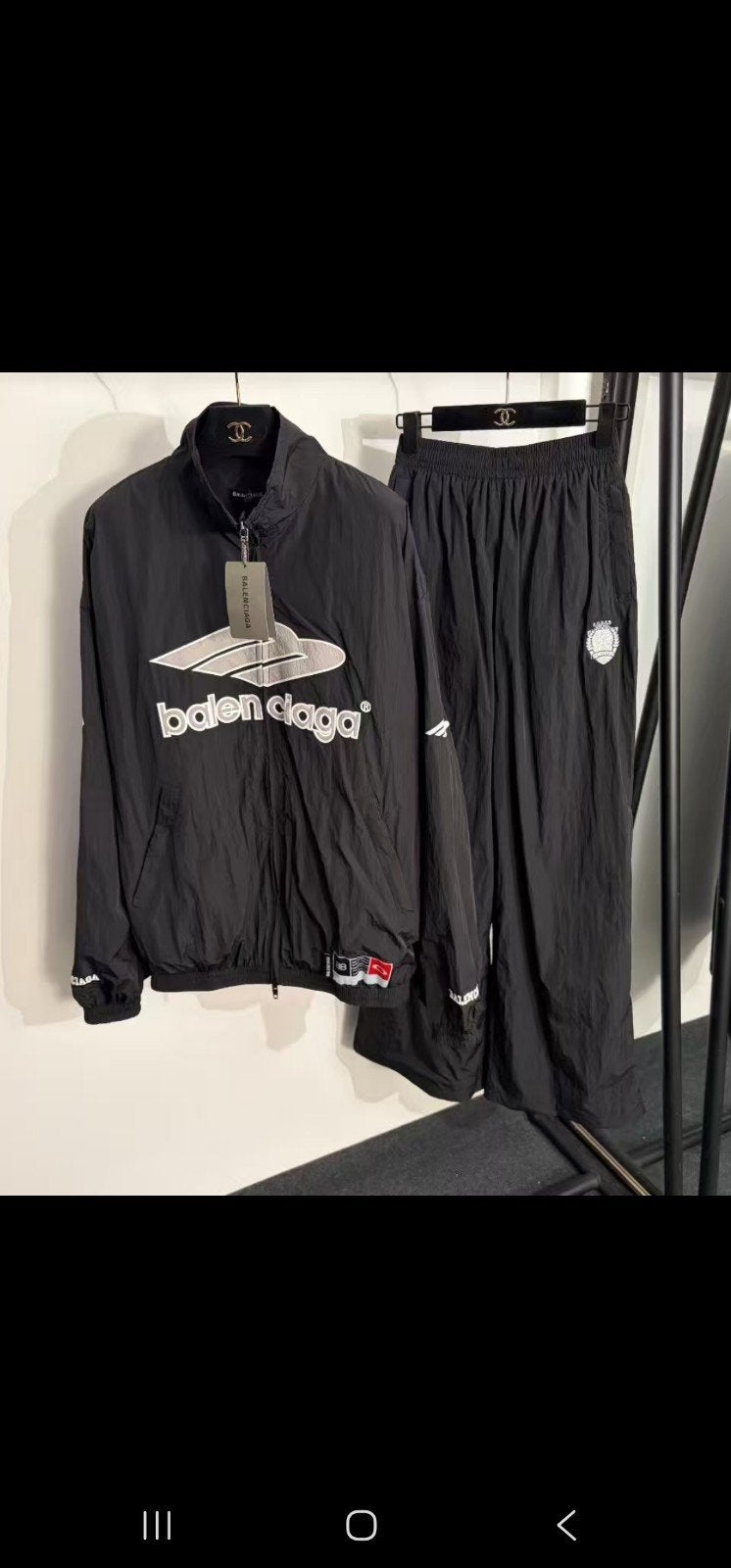 Trainingspak Zwart Unisex Oversized Maat L, Ophalen of Verzenden