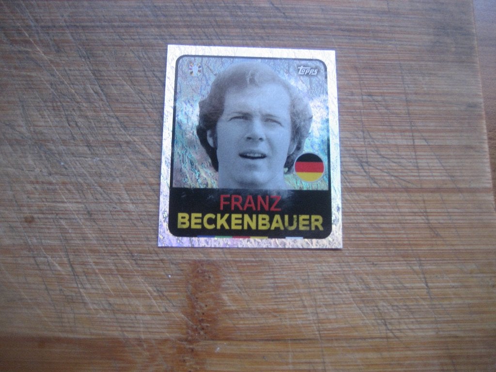 franz beckenbauer voetbal plaatje, Ophalen of Verzenden, Zo goed als nieuw, Overige binnenlandse clubs, Poster, Plaatje of Sticker