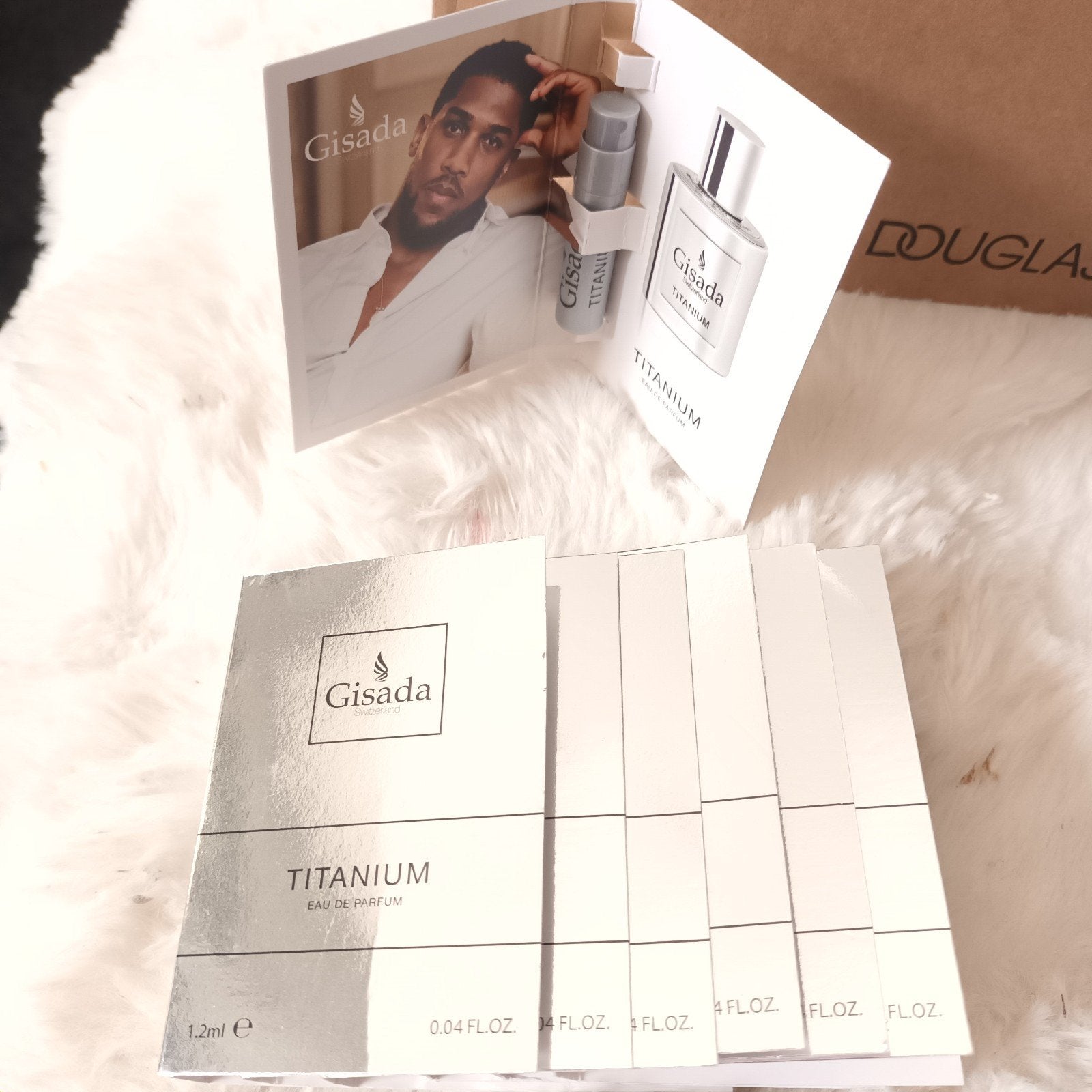 GISADA TITANIUM heren parfum proefjes...7 x..nieuw, Ophalen of Verzenden, Nieuw