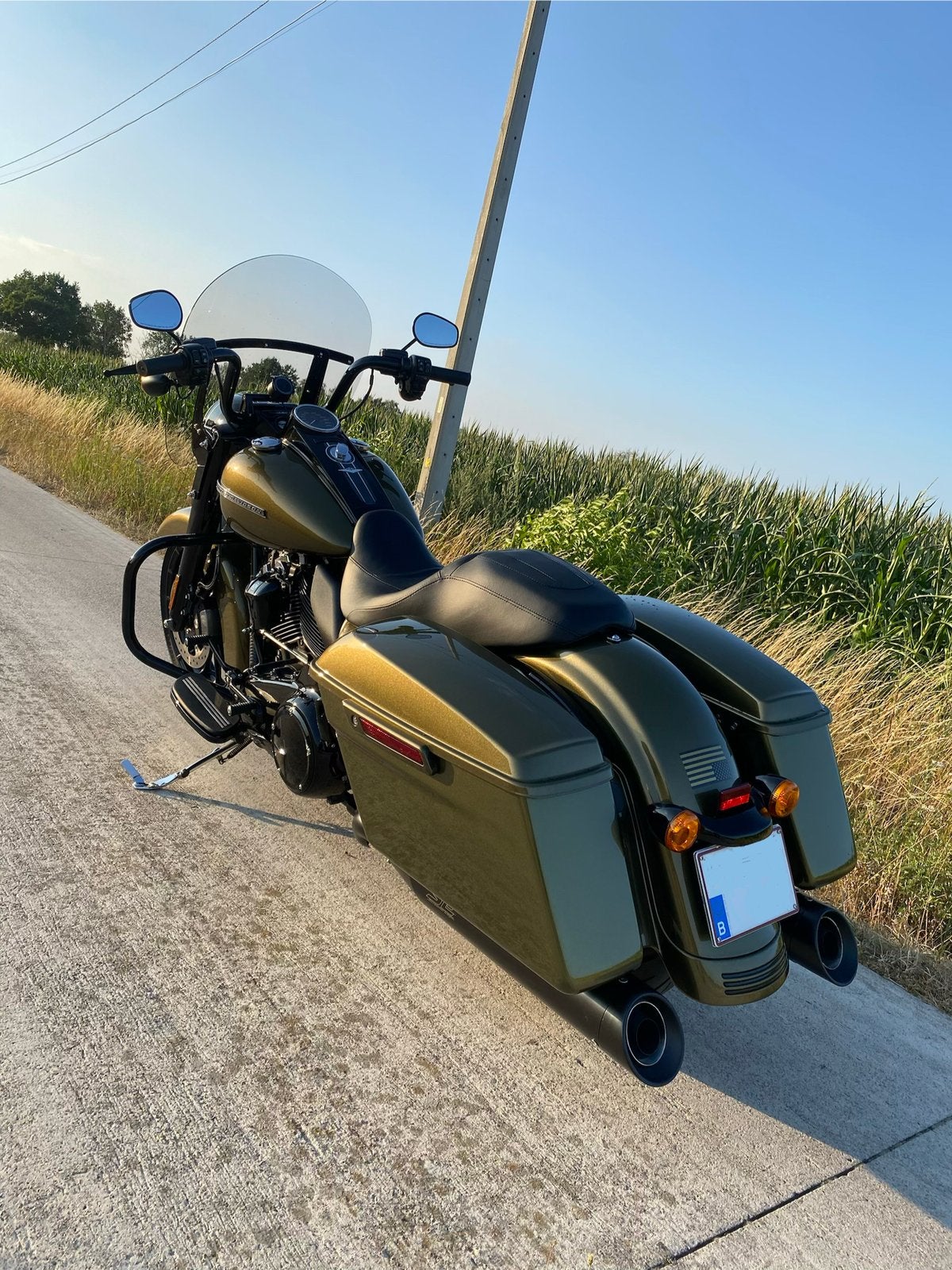 2018 HD Roadking Road King FLHRXS Special Olive Gold 5HD, 2 cilinders, Meer dan 35 kW, Handgeschakeld, Chopper