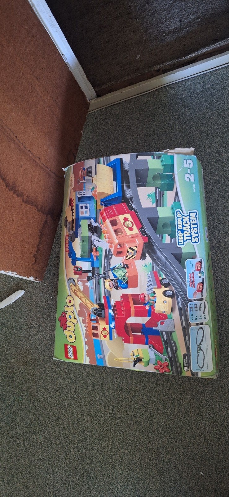 Lego Duplo Trein met Rails en Accessoires, Ophalen, Gebruikt, Overige thema's, Duplo