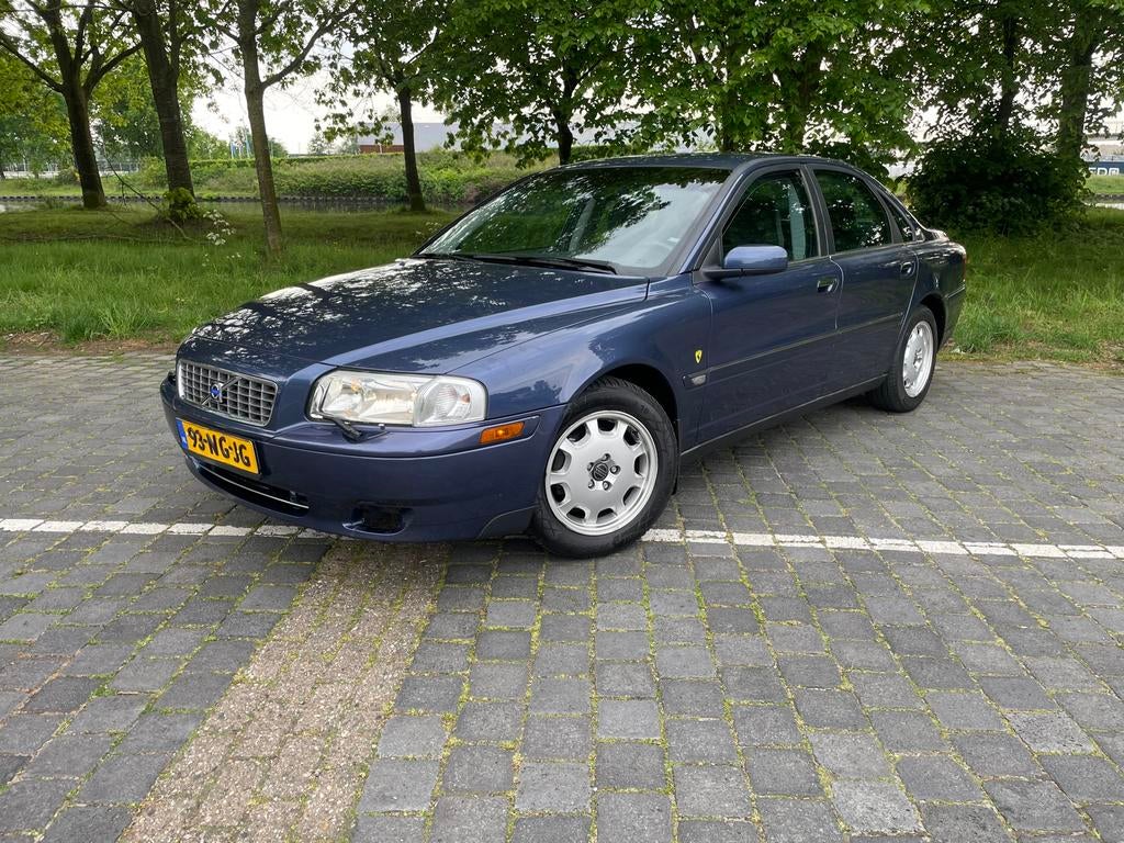 Volvo S80 2.4 170PK AUT 2003 Nieuwe Apk!, Stof, 1800 kg, Beige, Blauw