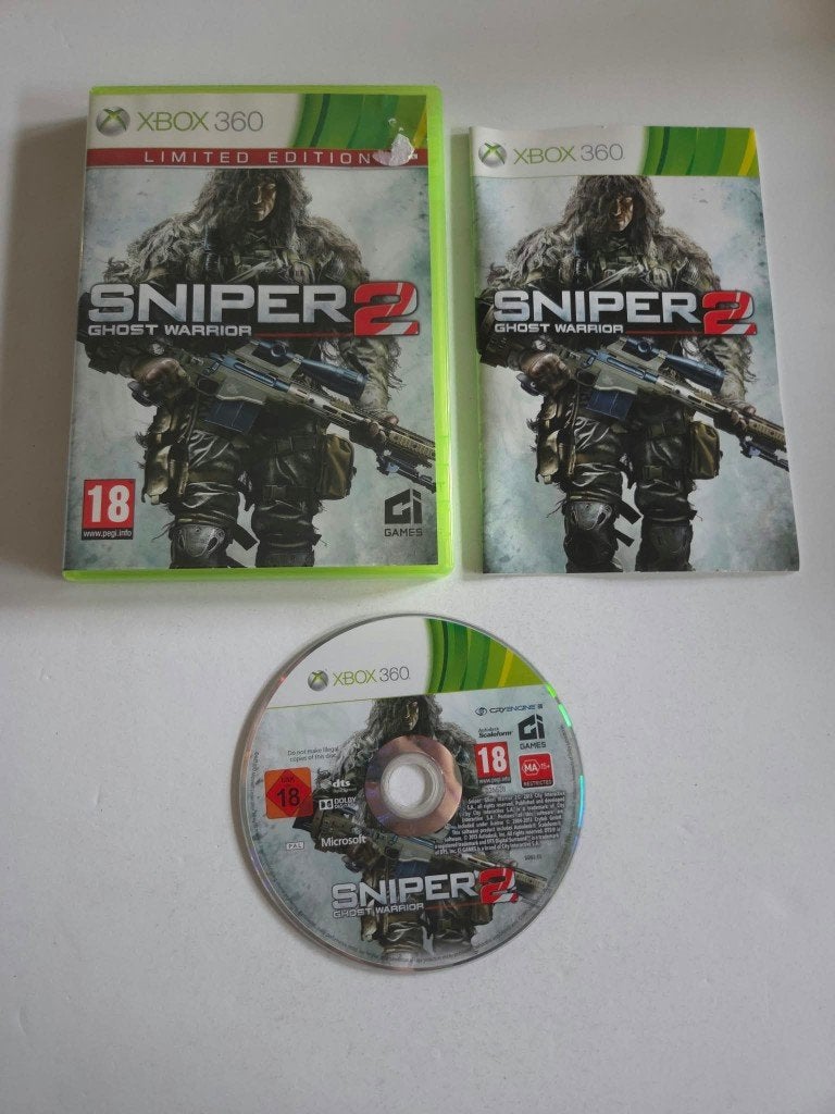 Xbox 360 - Sniper Ghost Warrior 2 - Limited Edition - 12332, Spelcomputers en Games, Vanaf 18 jaar, Shooter, 1 speler, Ophalen of Verzenden