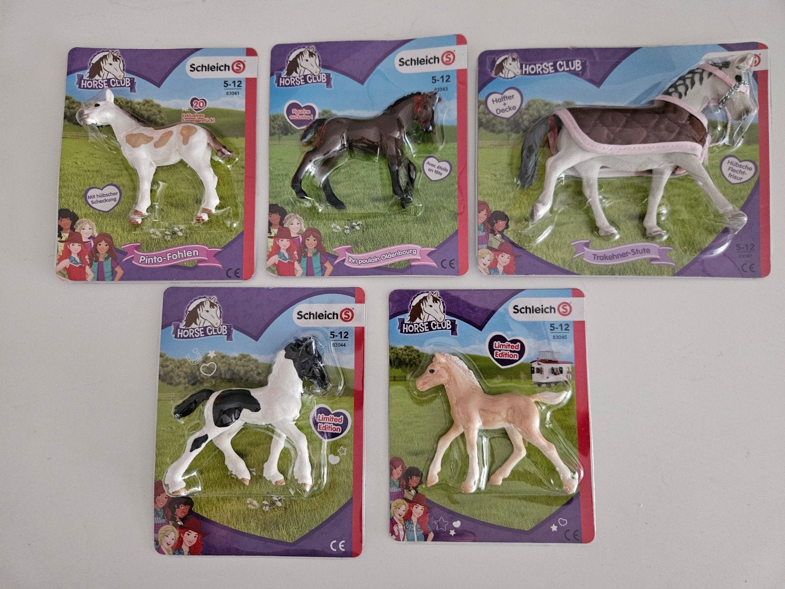 Schleich tijdschrift veulens en Trakehner merrie, Verzamelen, Dierenverzamelingen, Ophalen of Verzenden, Nieuw, Paard, Beeldje of Figuurtje